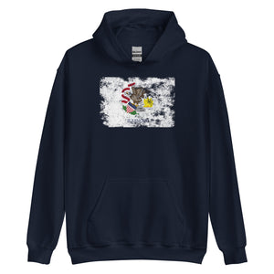 Illinois State Flag Hoodie