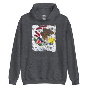 Illinois State Flag Hoodie