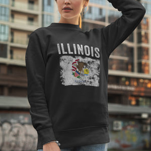 Illinois State Flag Sweatshirt