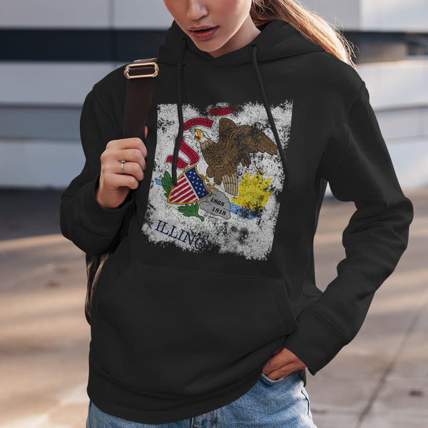 Illinois State Flag Hoodie