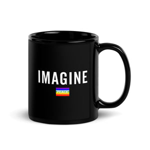 Imagine Rainbow Peace Flag Mug