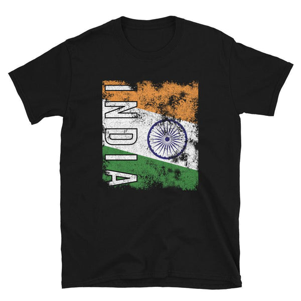India Flag Distressed T-Shirt