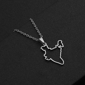 India Map Necklace