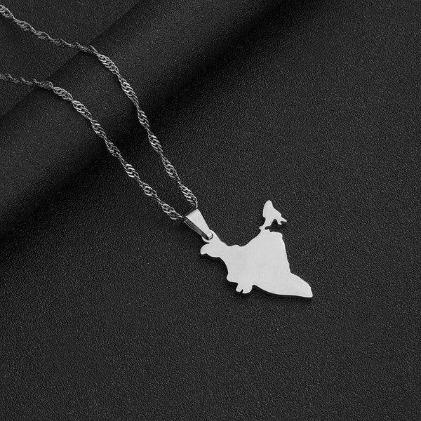 India Map Necklace