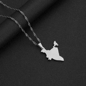 India Map Necklace