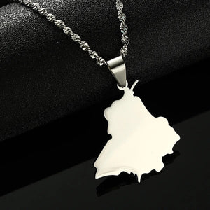 India Punjab Map Necklace