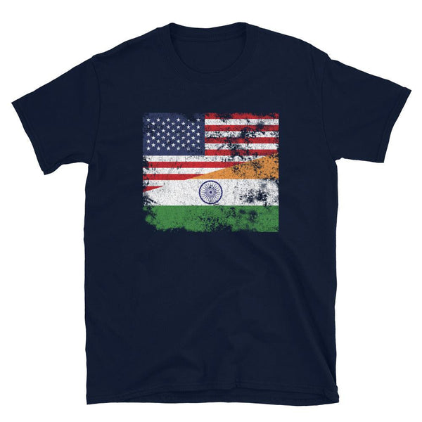 India USA Flag T-Shirt