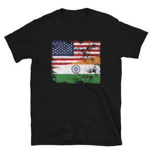 India USA Flag T-Shirt