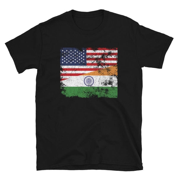 India USA Flag T-Shirt