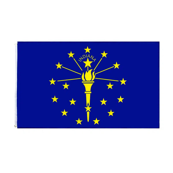 Indiana State Flag - 90x150cm(3x5ft) - 60x90cm(2x3ft)
