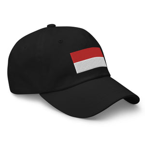 Indonesia Flag Cap - Adjustable Embroidered Dad Hat