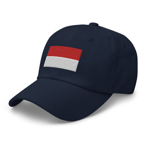 Indonesia Flag Cap - Adjustable Embroidered Dad Hat