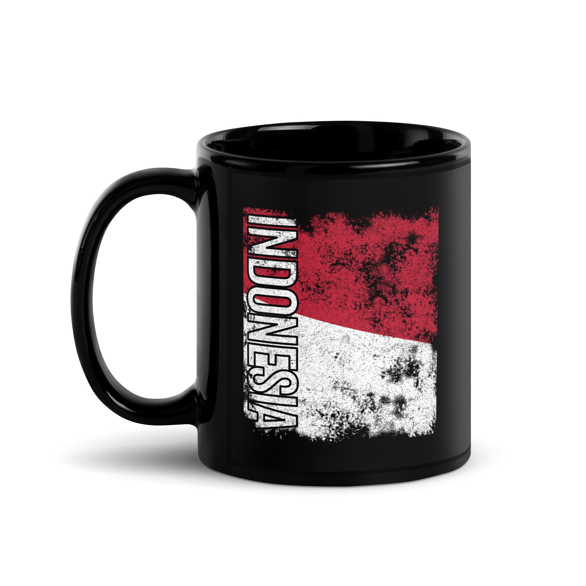 Indonesia Flag - Distressed Flag Mug