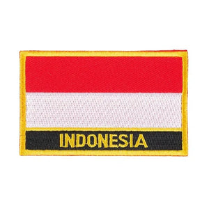 Indonesia Flag Patch - Sew On/Iron On Patch