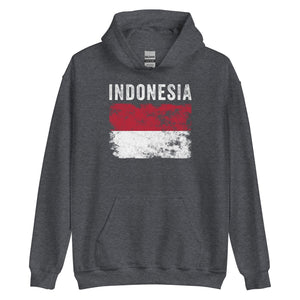 Indonesia Flag Vintage - Indonesian Flag Hoodie