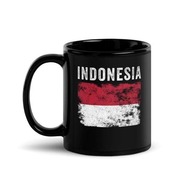 Indonesia Flag Vintage - Indonesian Flag Mug