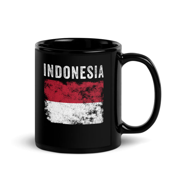 Indonesia Flag Vintage - Indonesian Flag Mug