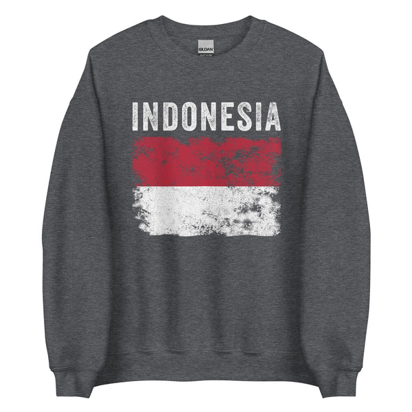 Indonesia Flag Vintage - Indonesian Flag Sweatshirt