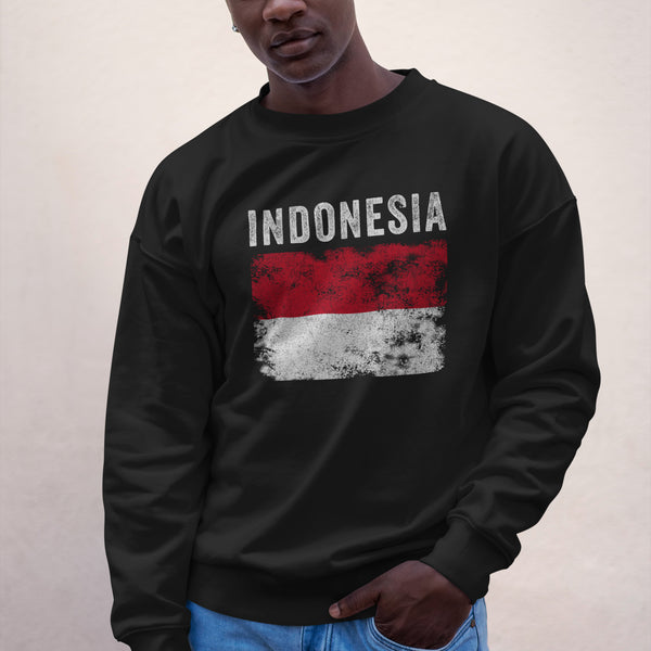 Indonesia Flag Vintage - Indonesian Flag Sweatshirt