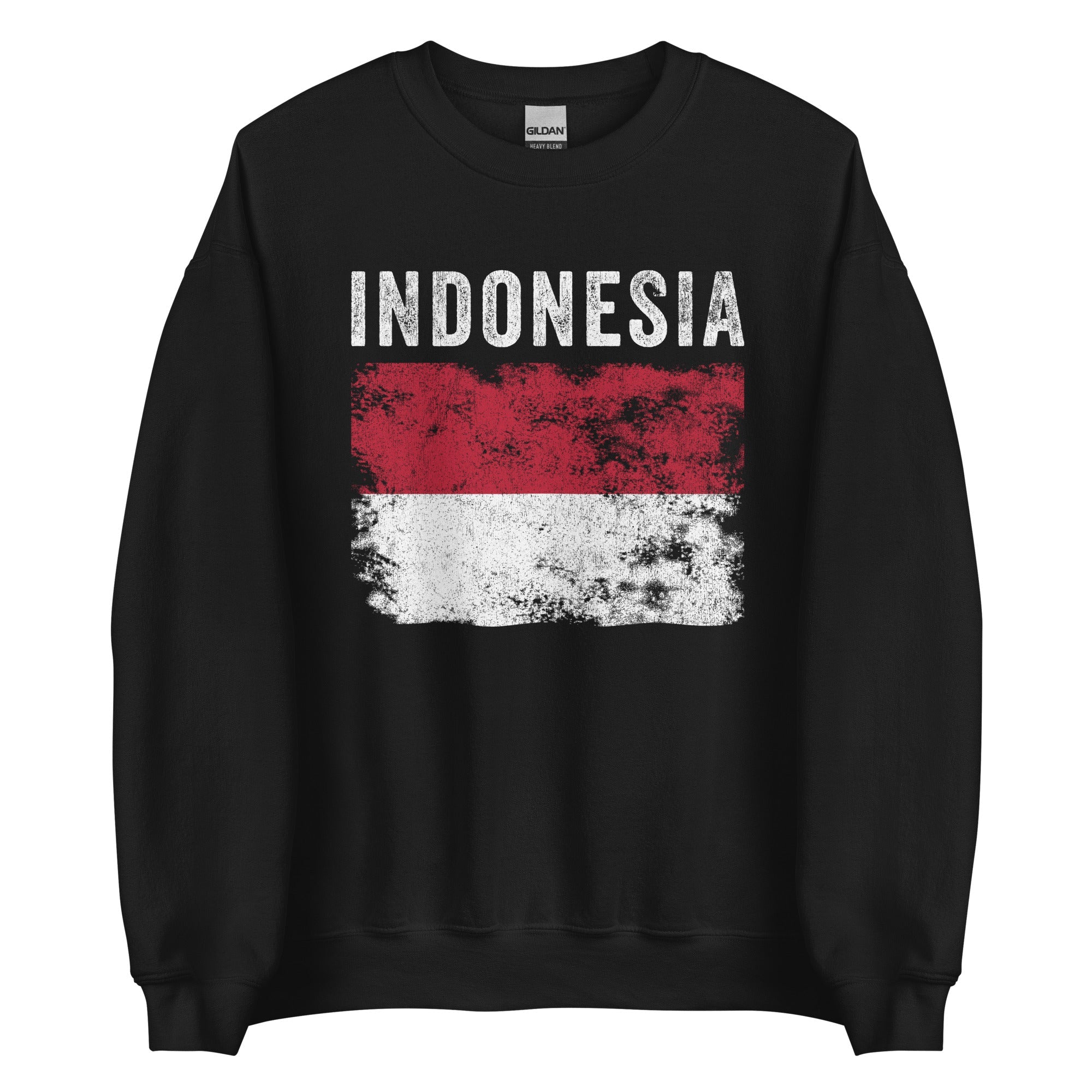 Indonesia Flag Vintage - Indonesian Flag Sweatshirt