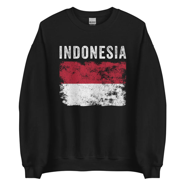 Indonesia Flag Vintage - Indonesian Flag Sweatshirt
