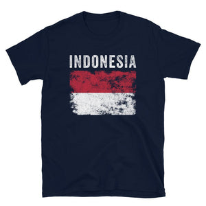 Indonesia Flag Vintage - Indonesian Flag T-Shirt