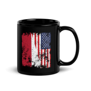 Indonesia USA Flag - Half American Mug