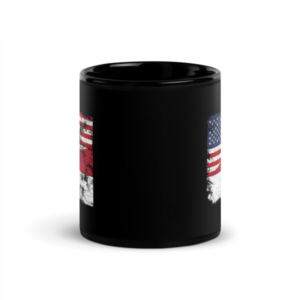 Indonesia USA Flag Mug