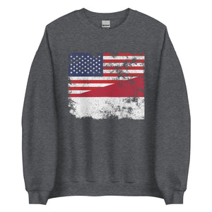 Indonesia USA Flag Sweatshirt