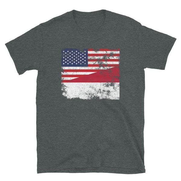 Indonesia USA Flag T-Shirt