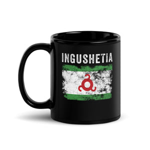 Ingushetia Flag Distressed - Ingush Flag Mug