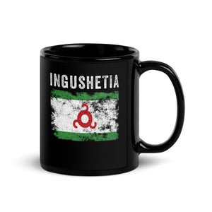 Ingushetia Flag Distressed - Ingush Flag Mug