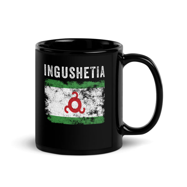 Ingushetia Flag Distressed - Ingush Flag Mug