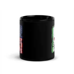 Ingushetia USA Flag - Half American Mug