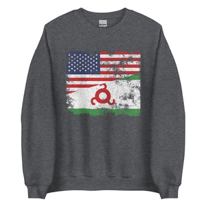 Ingushetia USA Flag Sweatshirt