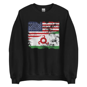 Ingushetia USA Flag Sweatshirt