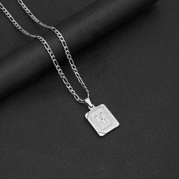 Initial Letter Pendant - A-Z Alphabet Name Necklace Collection