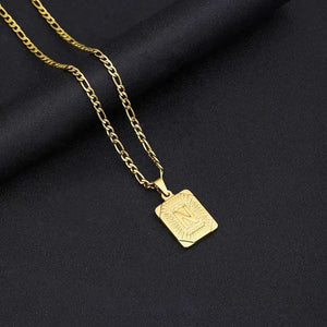 Initial Letter Pendant - A-Z Alphabet Necklace Collection