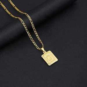 Initial Letter Pendant - A-Z Alphabet Necklace Collection