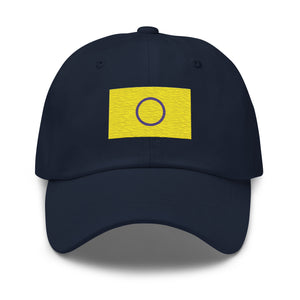 Intersex Flag Cap - Adjustable Embroidered LGBT+ Dad Hat