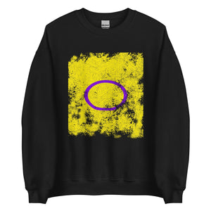 Intersex Flag - Distressed LGBTQIA2S+ Sweatshirt