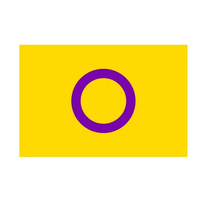 Intersex Pride Flag - 90x150cm(3x5ft) - 60x90cm(2x3ft) - LGBTQIA2S+