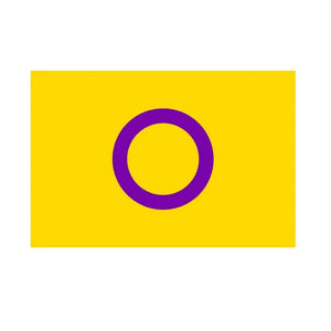 Intersex Pride Flag - 90x150cm(3x5ft) - 60x90cm(2x3ft) - LGBTQIA2S+