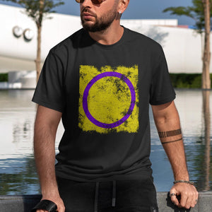 Intersex Flag - Distressed LGBT+ T-Shirt
