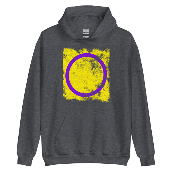 Intersex Flag - Distressed LGBT+ Hoodie