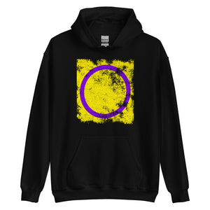 Intersex Flag - Distressed LGBT+ Hoodie