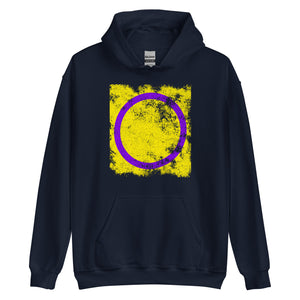 Intersex Flag - Distressed LGBT+ Hoodie