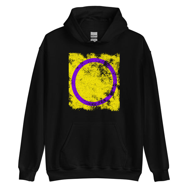 Intersex Flag - Distressed LGBT+ Hoodie