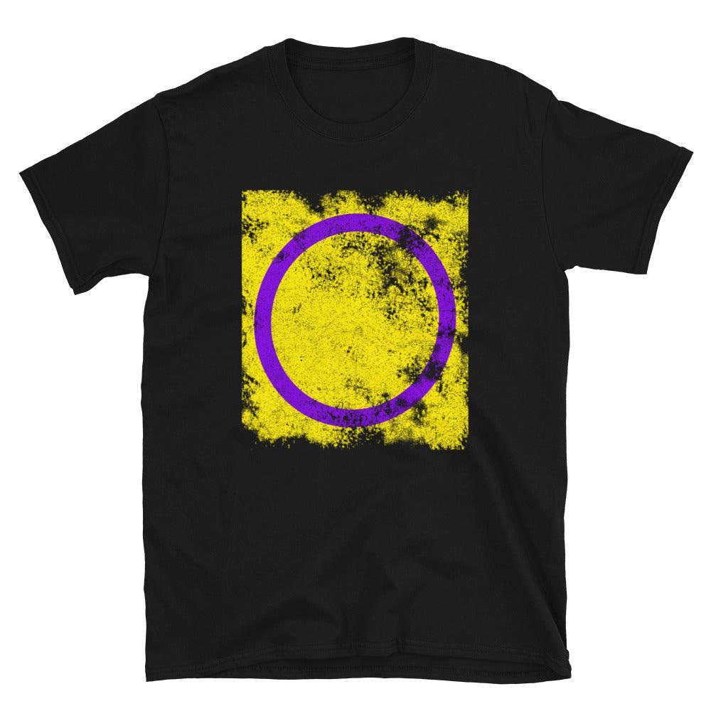 Intersex Flag - Distressed LGBT+ T-Shirt