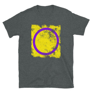 Intersex Flag - Distressed LGBT+ T-Shirt